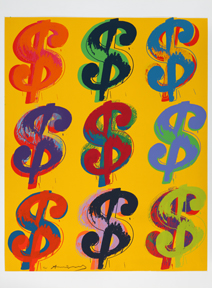 アンディ・ウォーホル《$ (9)》