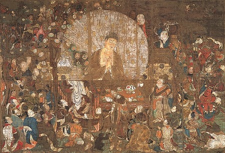 国宝 釈迦金棺出現図