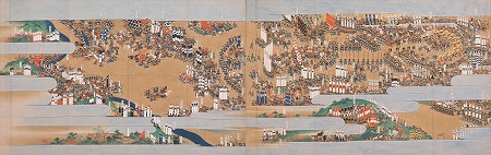 《関ケ原戦陣図屏風 》(右隻) 福岡市博物館蔵